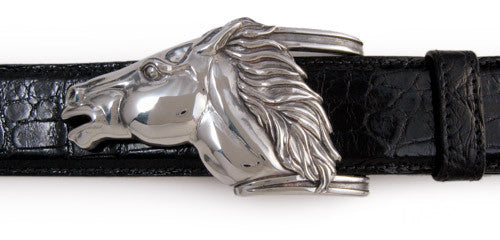 Sterling Running Horse buckle