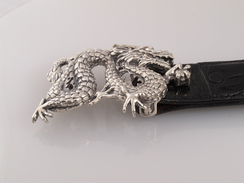 Sterling Dragon buckle