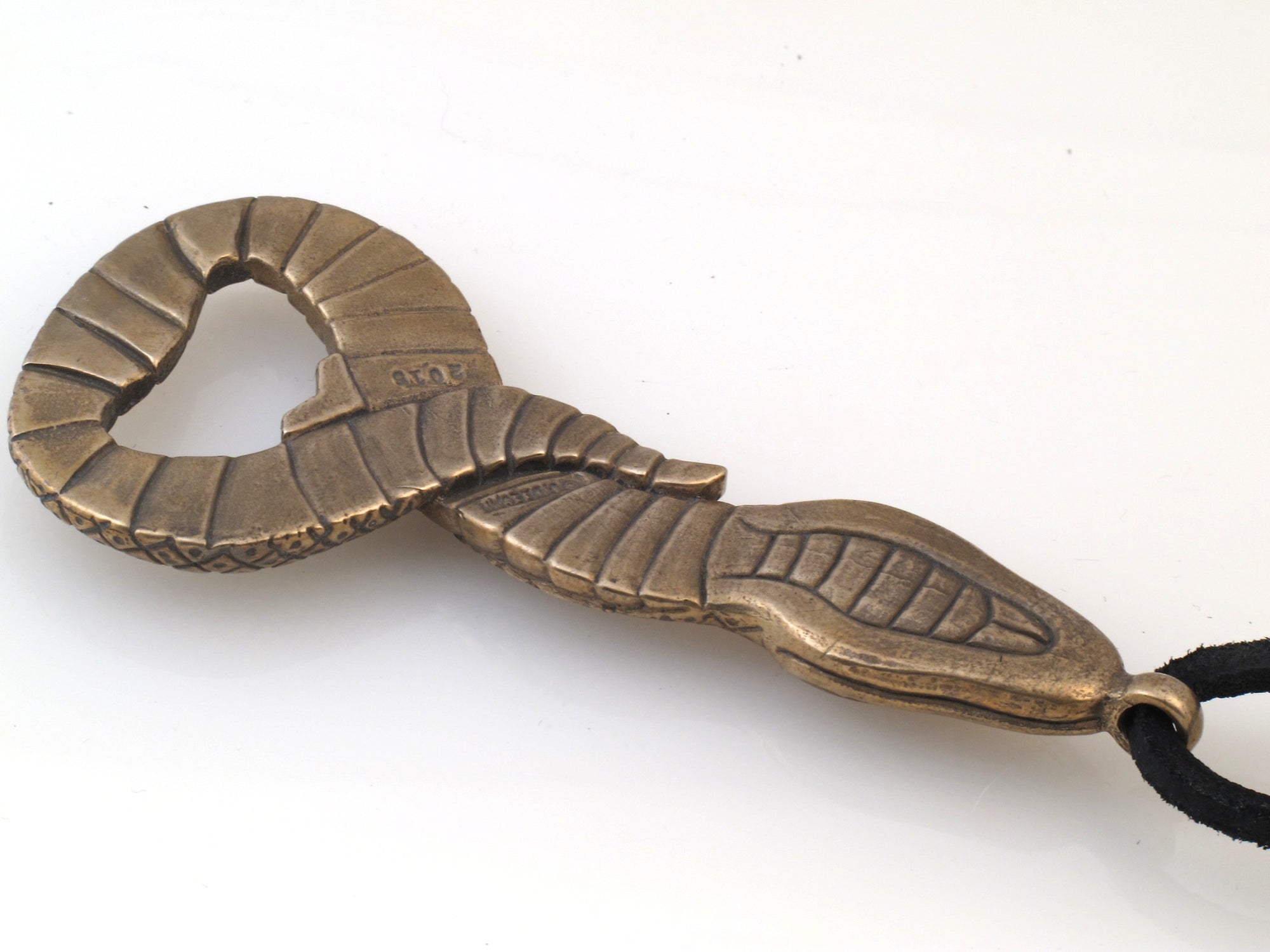Snake bottle opener, Bronze
