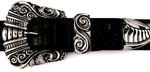 Sterling Gothic 3 Pc. Buckle Set