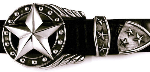 Sterling Star 3 pc. buckle set