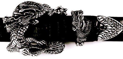 Sterling Dragon 3 pc. buckle set