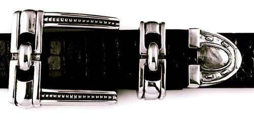 Sterling Equestrian Hardware 3 pc. buckle set