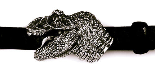 Sterling Tyrannosaurus Rex Head Buckle