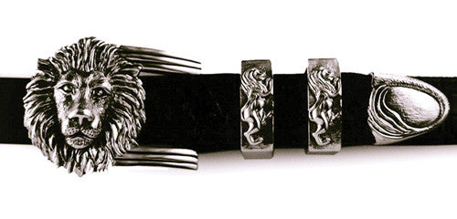 Sterling Lion's Head 4 pc. set