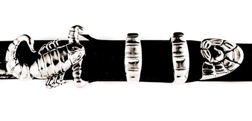 Sterling Scorpion 4 pc. buckle set