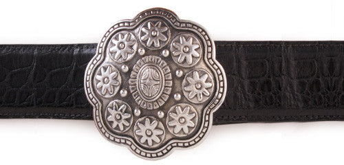 Sterling Tibetan Mandala trophy buckle