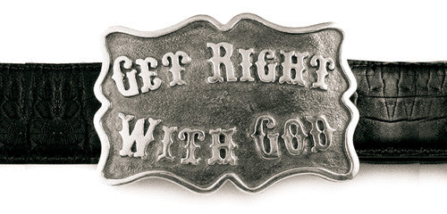 Sterling "Lucinda Williams" Trophy Buckle