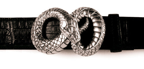 Sterling Figure 8 Snake buckle