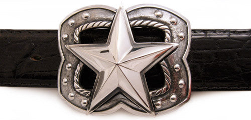 Sterling Big Star trophy buckle
