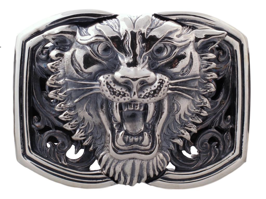 #1352 Trophy Buckle [No Stones]1.5"