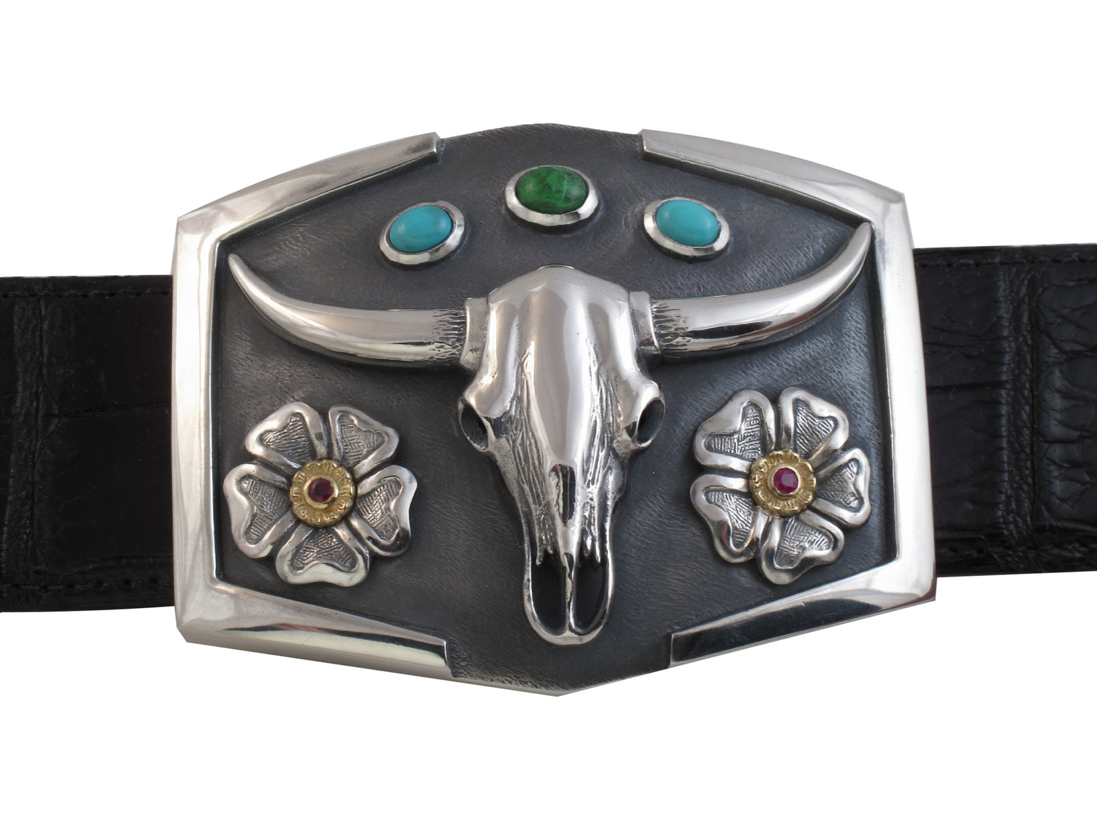 #1358 Trophy Buckle  1.5"