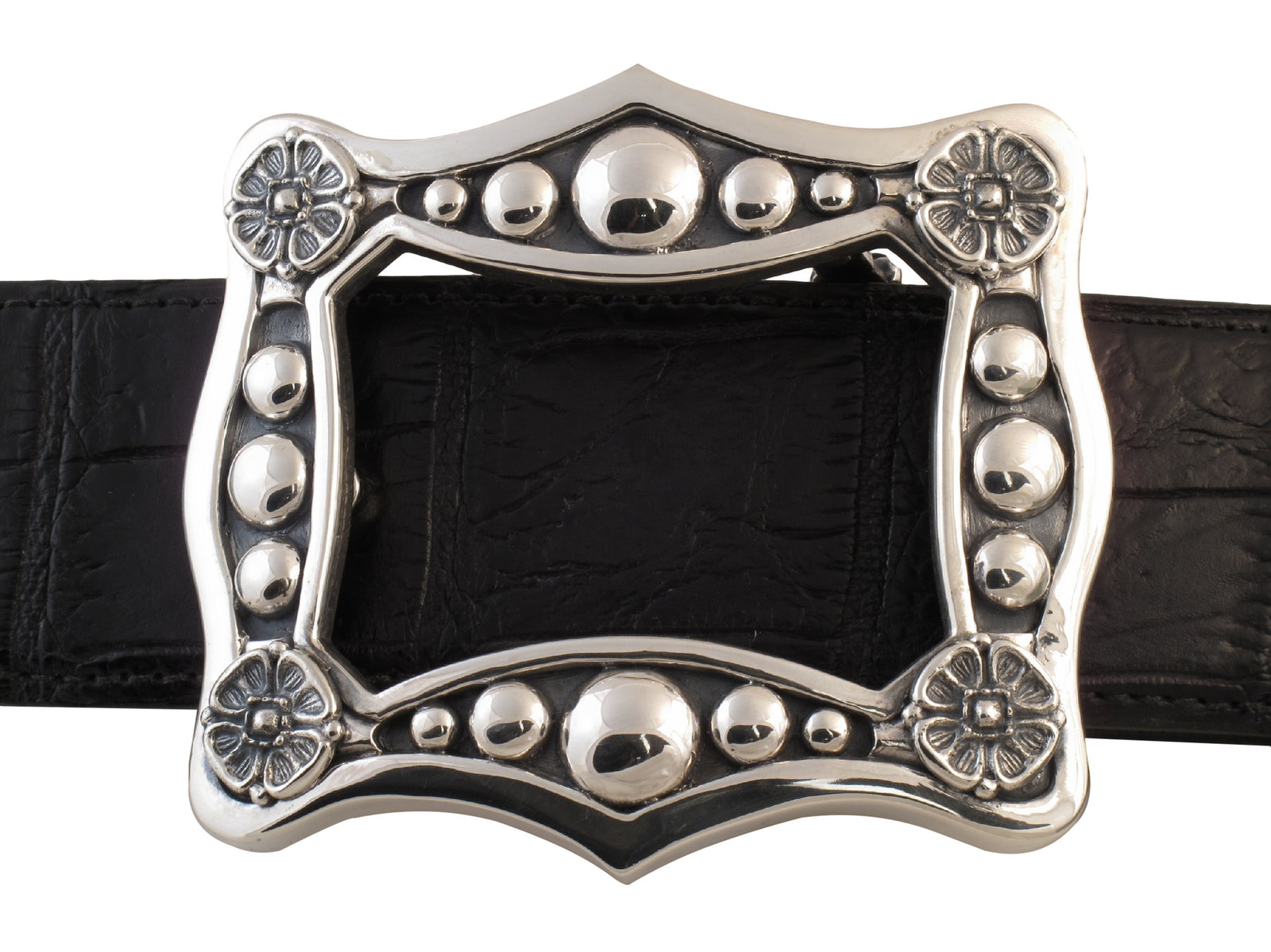 Sterling Open Frame Trophy Buckle