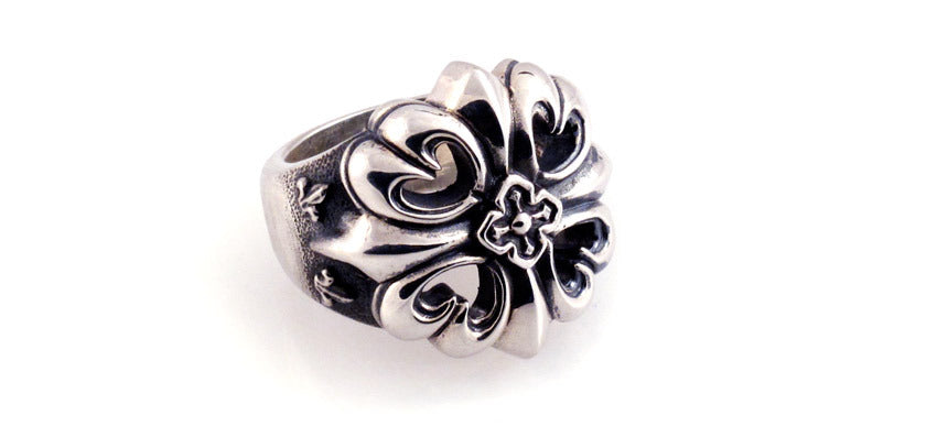 Sterling Gothic Cross 21 ring