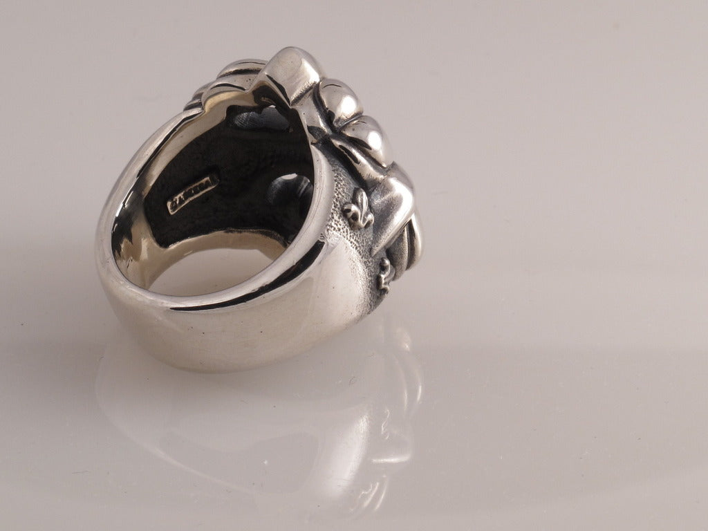 Sterling Gothic Cross 21 ring