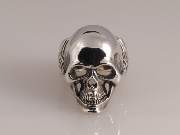 #DR-02 Skull w/Carved Sides Ring