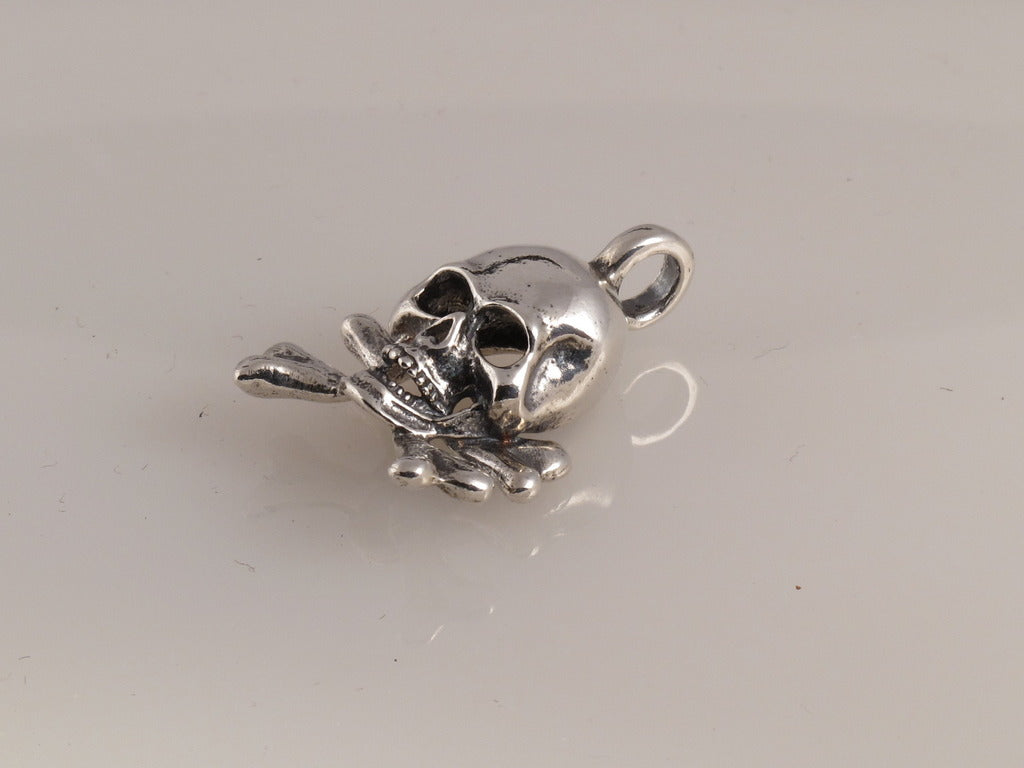 Sterling Skull and Cross Bones pendant
