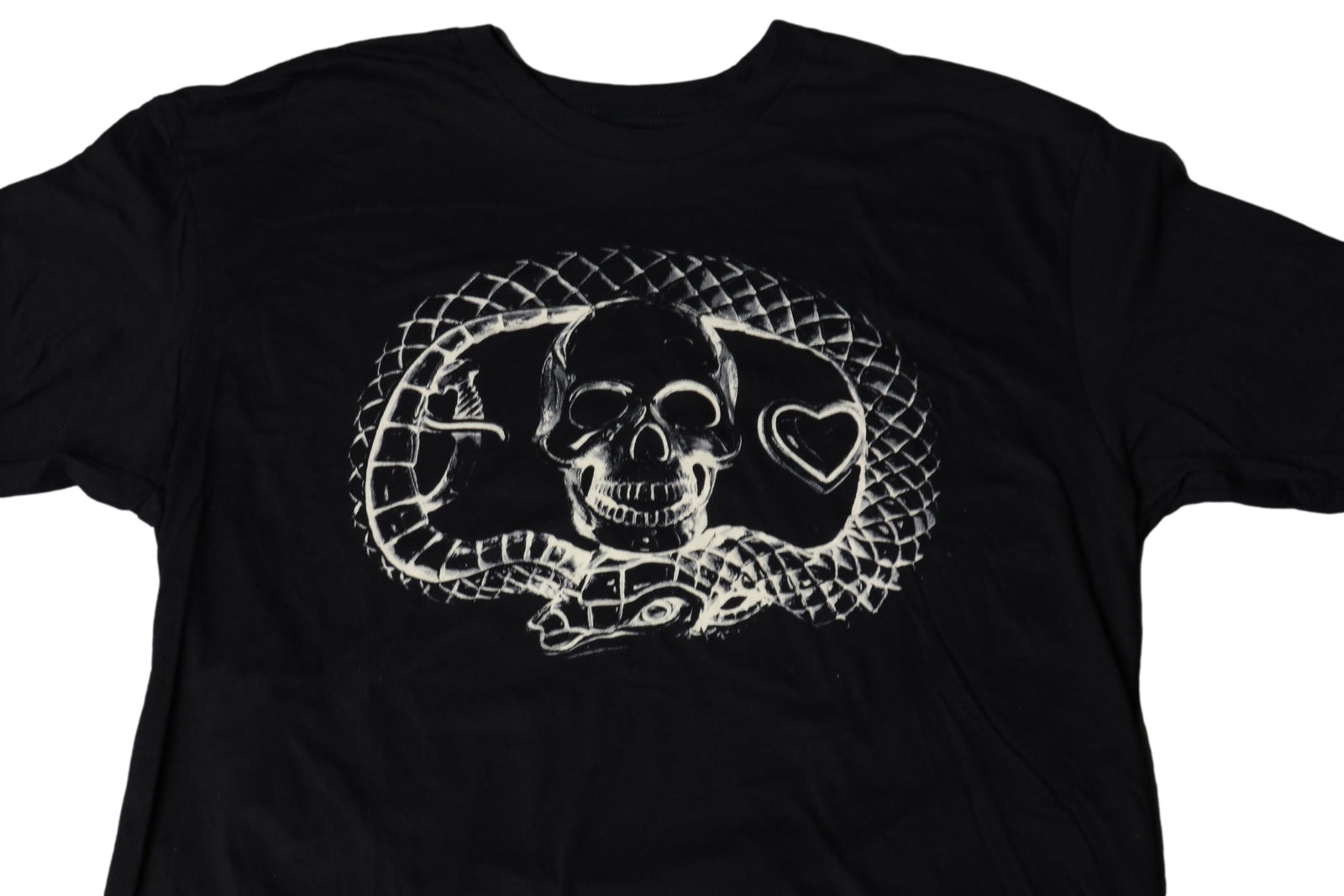 #DT-1314 Deegan Logo T  Blk/Ivory