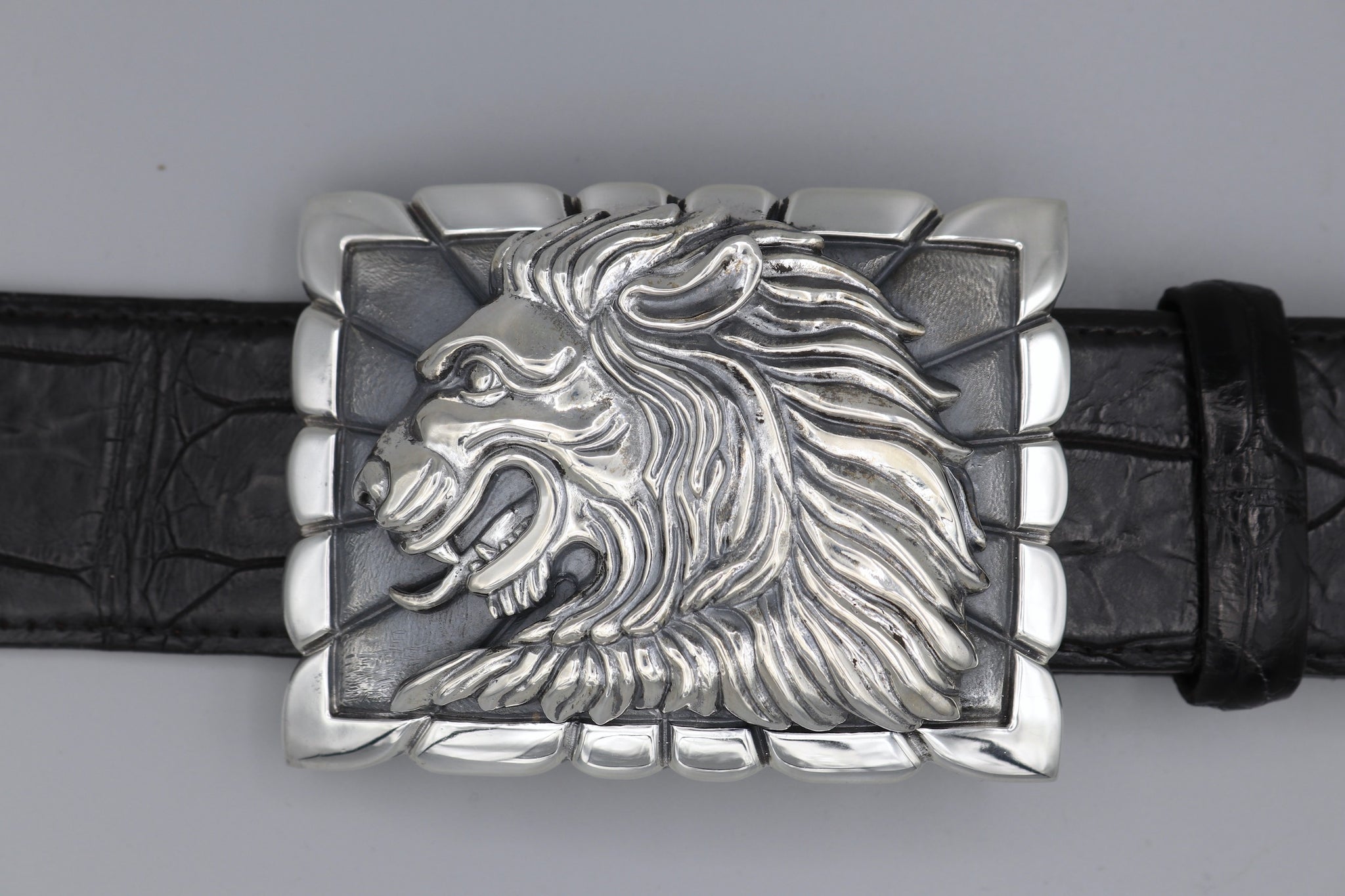 Tiger Belt Buckle | Mimosa Handcrafted Sterling Silver