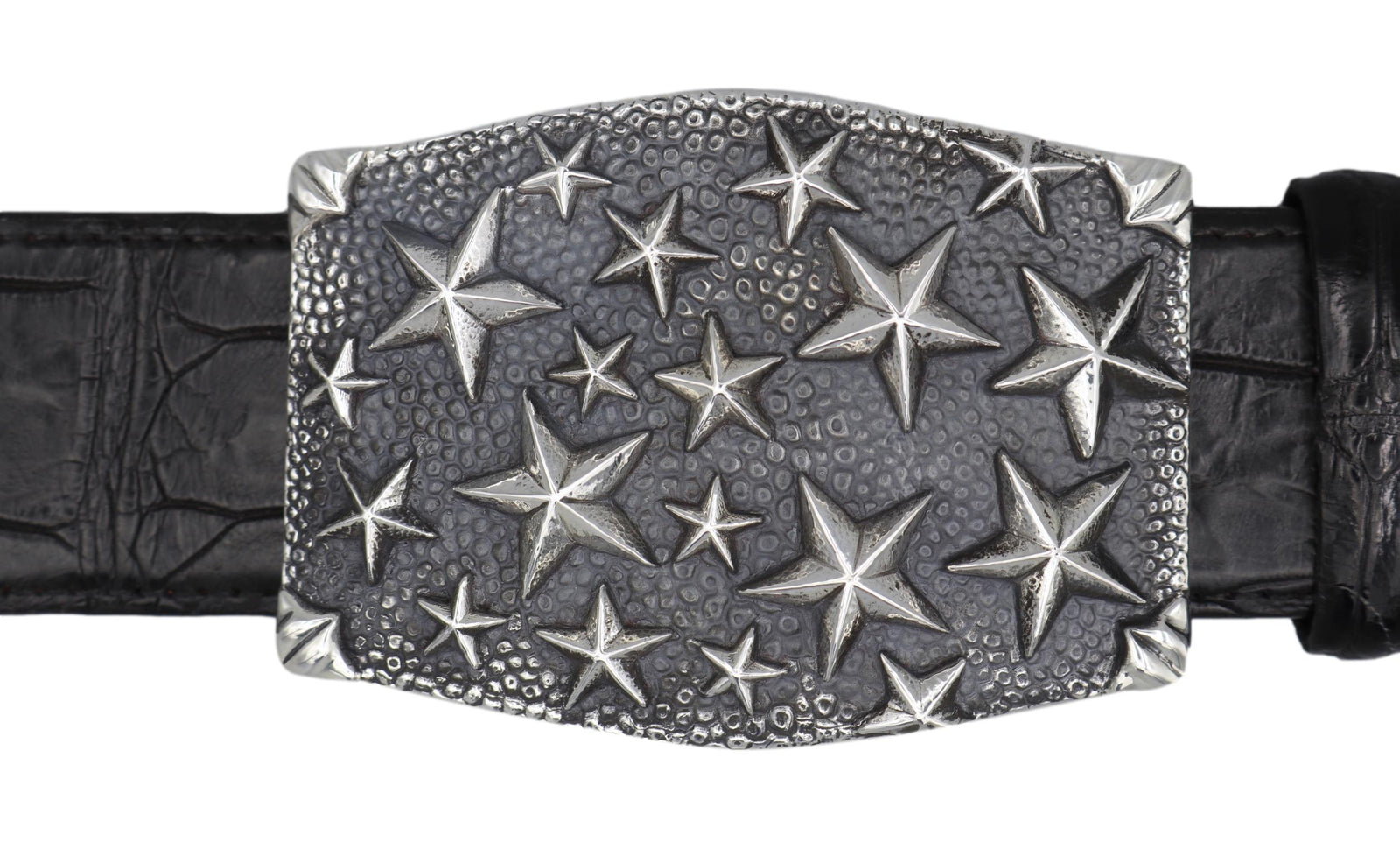 #1385 Star Star Trophy Buckle 1.5"