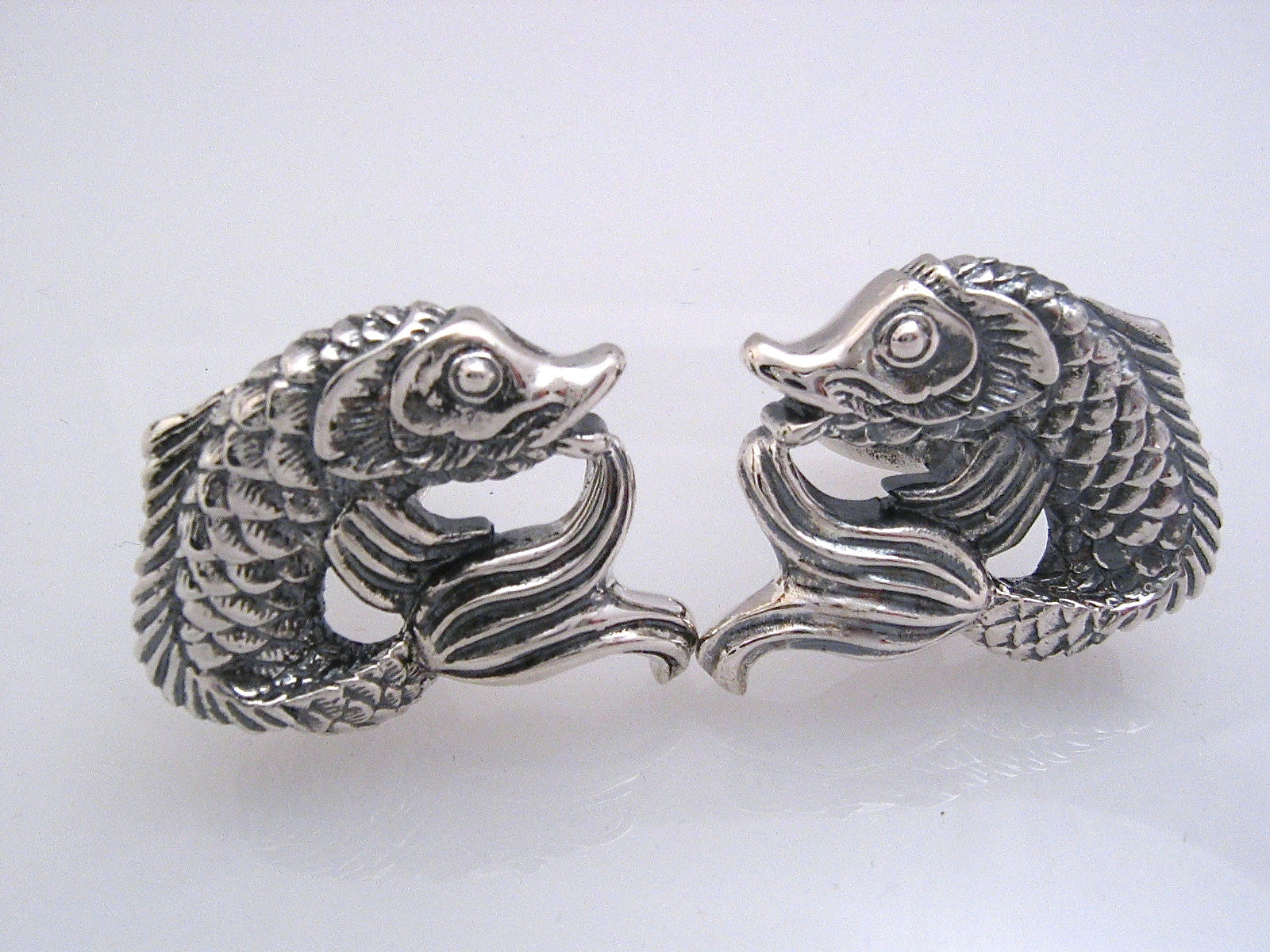 Sterling Koi Fish Cufflinks