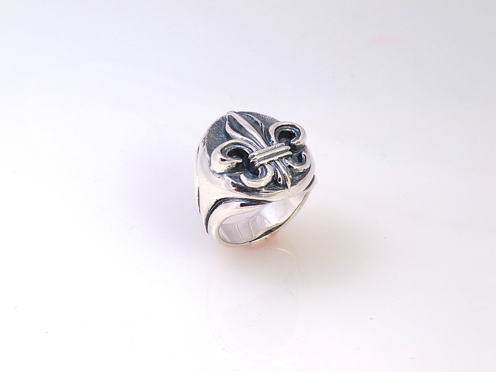 Sterling Small Fleur di Lis Ring