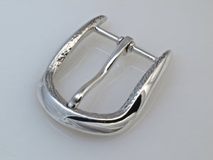 Sterling Rounded Bevel Buckle side view