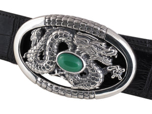 #1361 Sterling Custom Trophy with Green Chalcedony