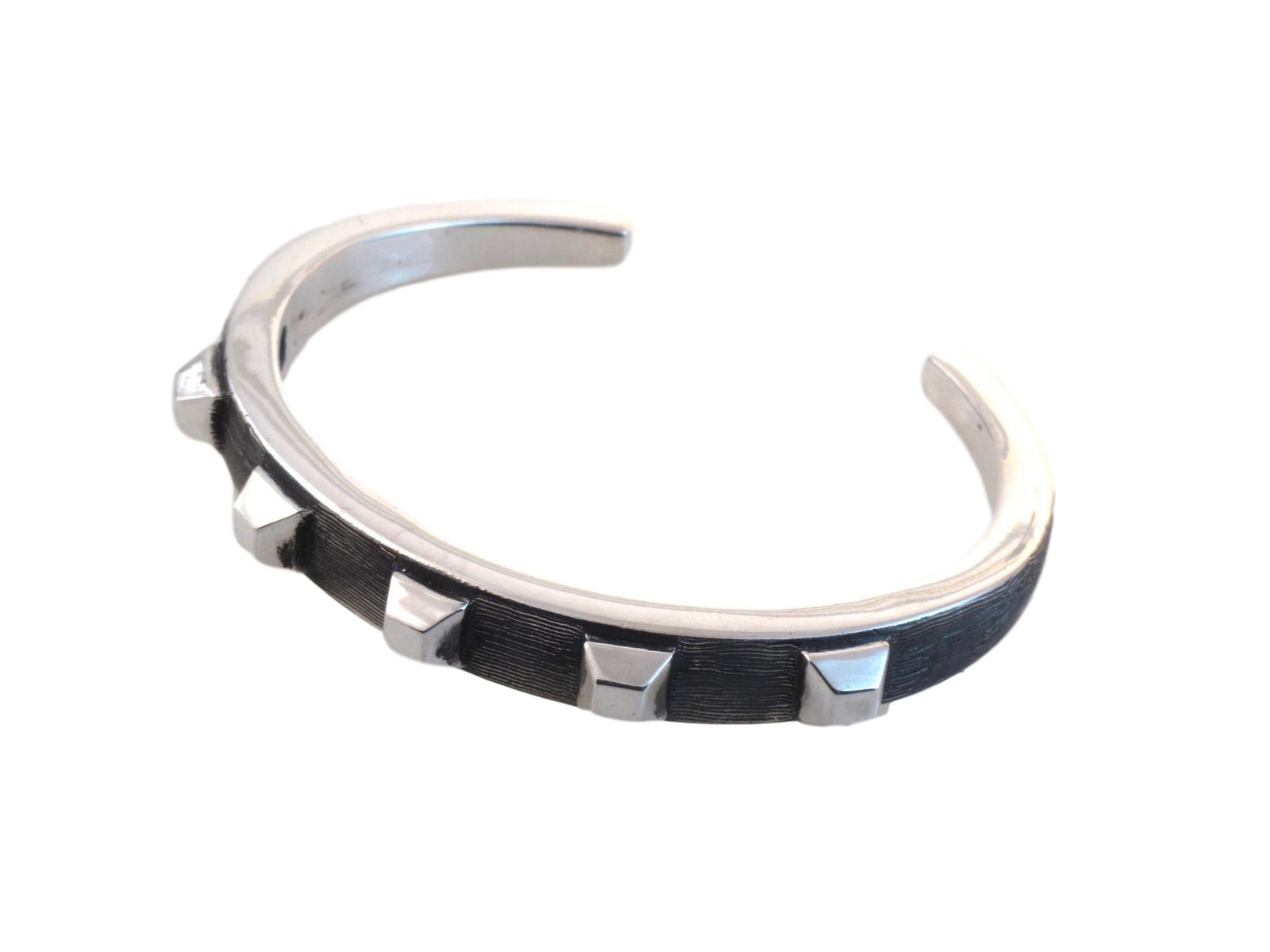 #DB-11 Skinny Stud Cuff, Sterling