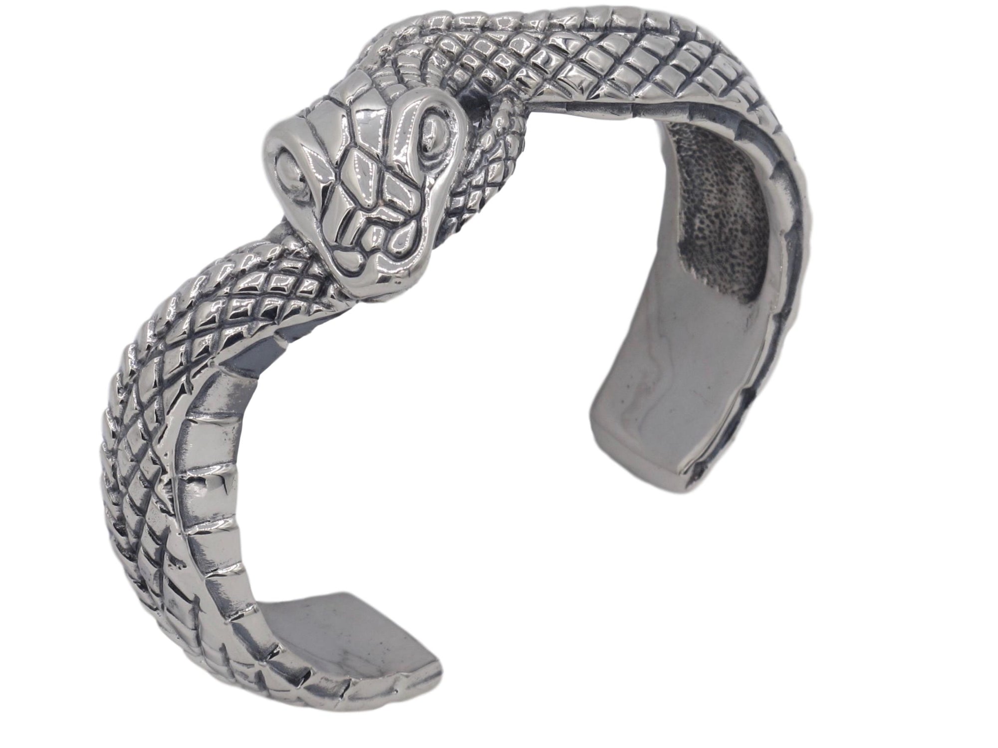 ■ENGBROX■ silver925 colette snake layered bracelet EBBL250 VINTAGE RA 925 STERLING SILVER SNAKE LINK BRACELET SIZE 7.5