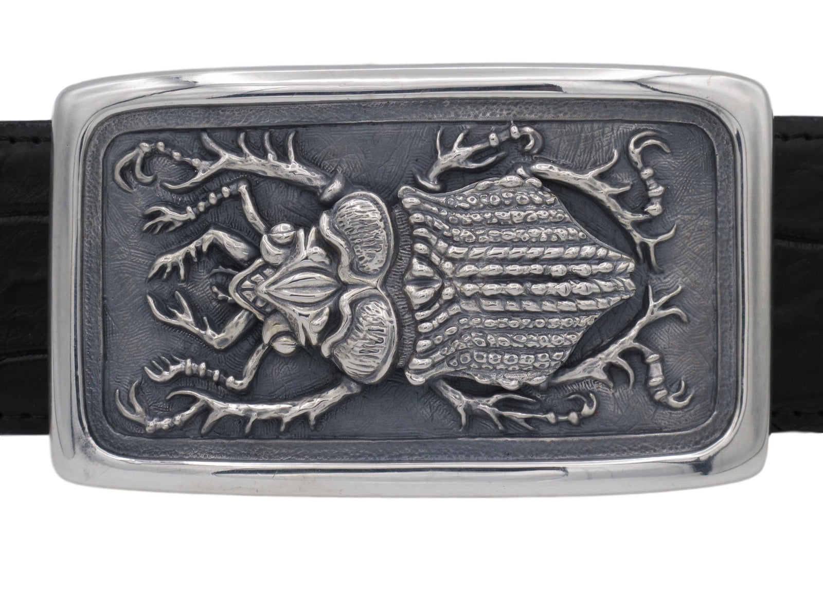 #1381 Beetle Sterling Trophy Buckle, 1.5"
